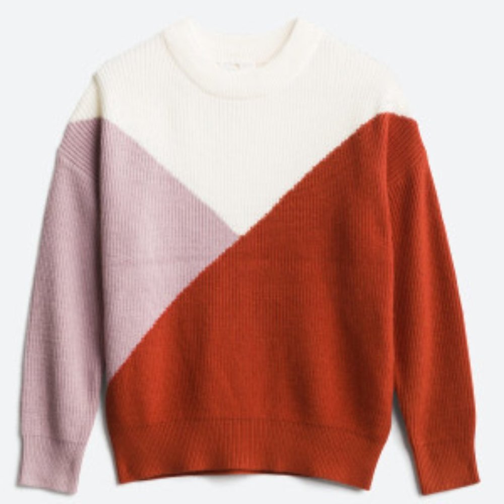 Karmiti Diagonal Colorblock Sweater